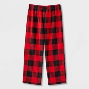 Brand New Buffalo Check Fleece Pajama Pants - Wondershop, Red, 18 Month.